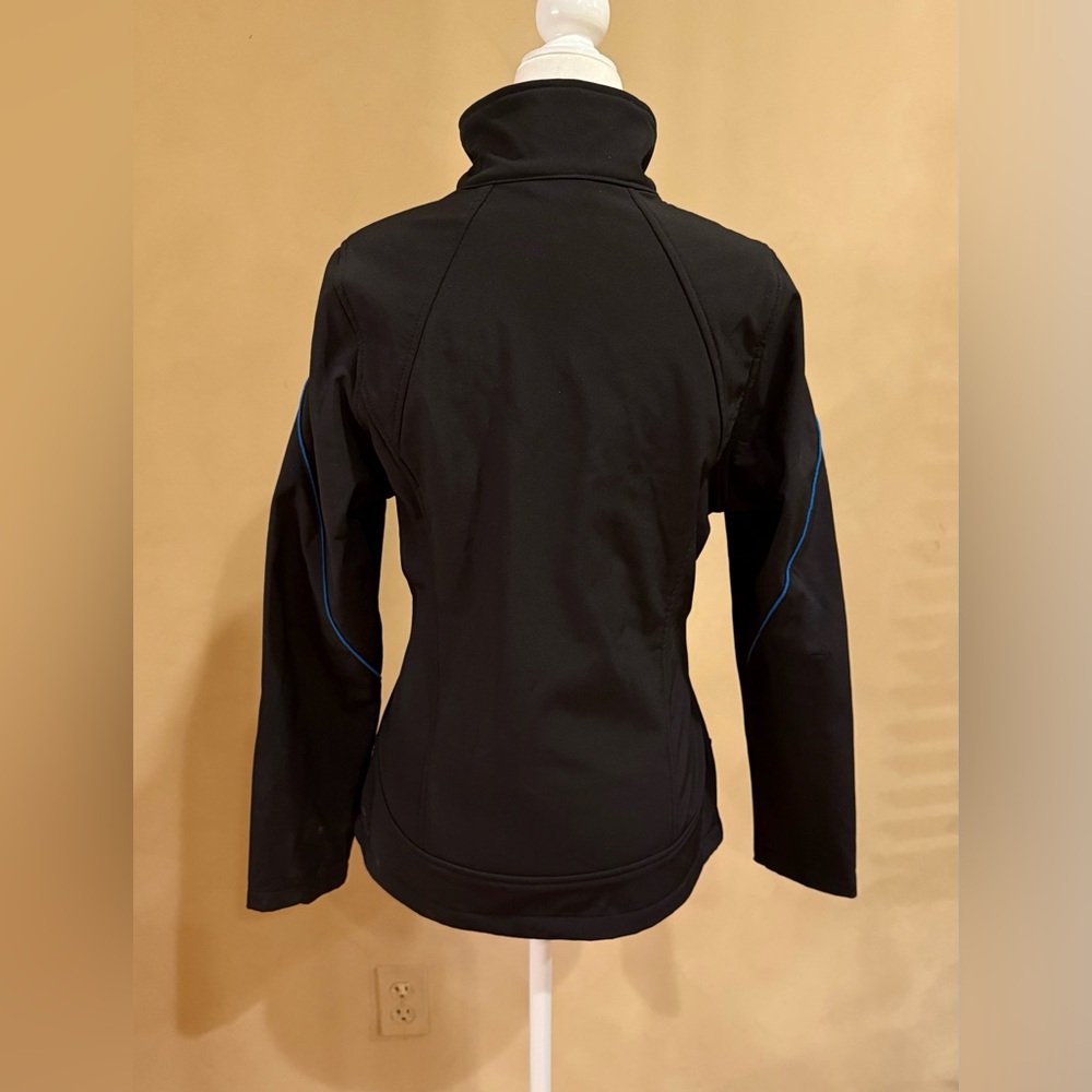Snozu Performance Wind Jacket Black With Blue Pip… - image 4